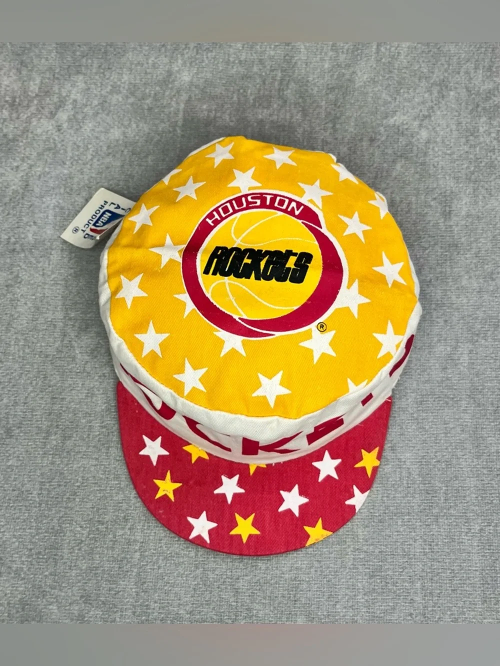 Kids NBA Houston Rockets Bucket Stretch Hat 1990’s Vintage
